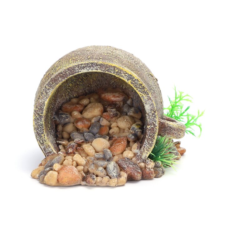 Inrichting aquarium ornament kruik