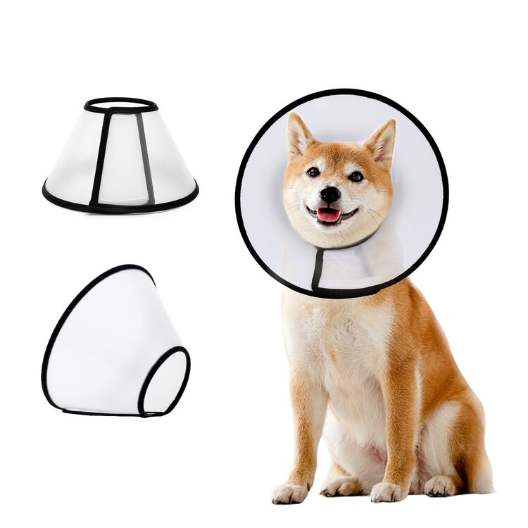 Beschermkap voor honden. Deze kap is verstelbaar tussen 28 en 32 cm