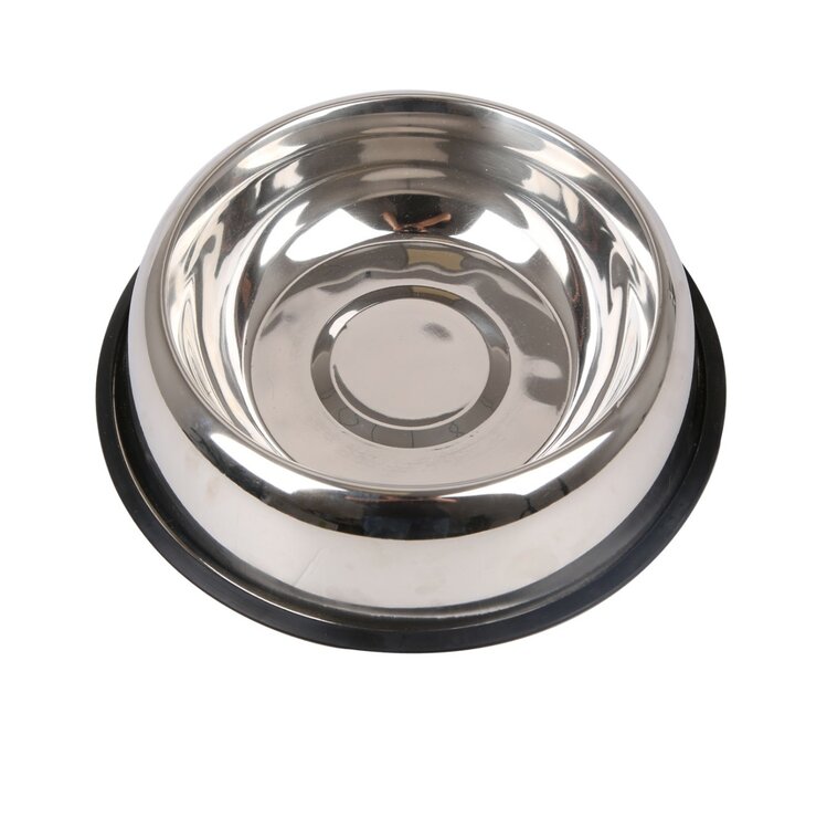 Nobleza Voerbak voor hond en kat - RVS - Anti slip - Maat M