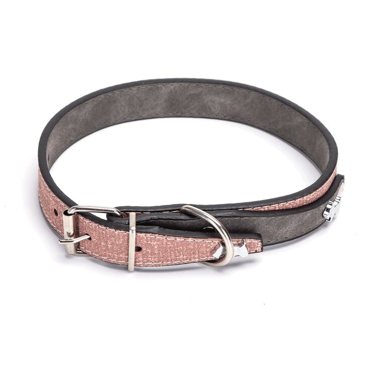 Nobleza Luxe hondenhalsband - Vegan leer - 52 cm
