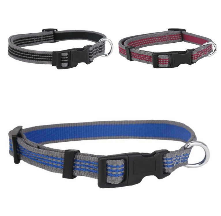 Halsband voor kleine hond van soepel reflecterend Nylon 
