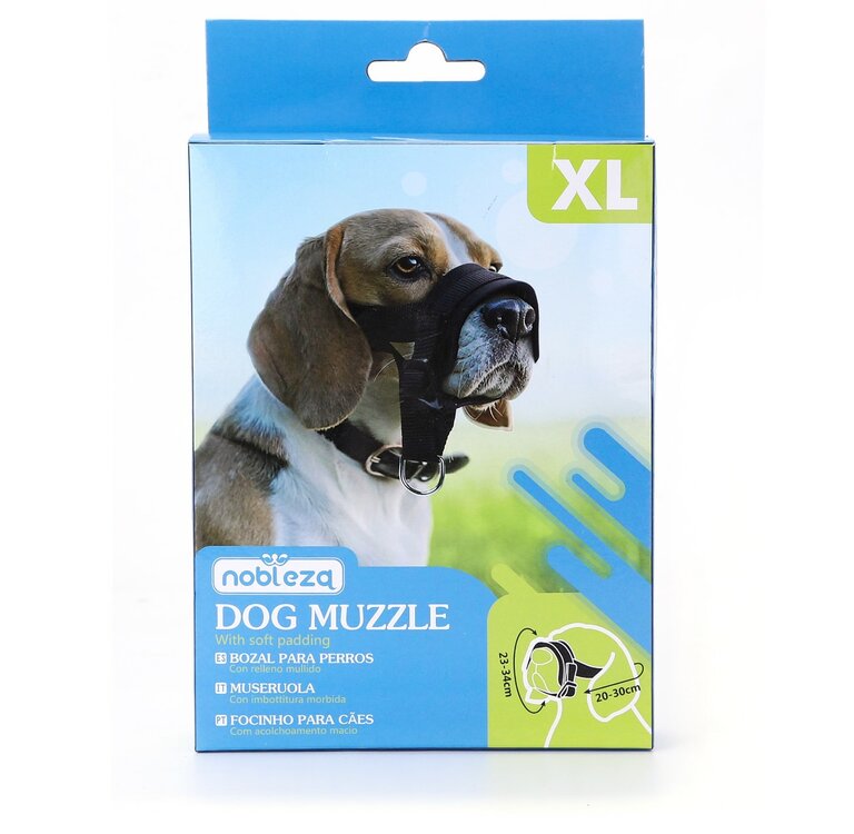 Nobleza Gentle leader - Anti trek - Maat XL - Zwart