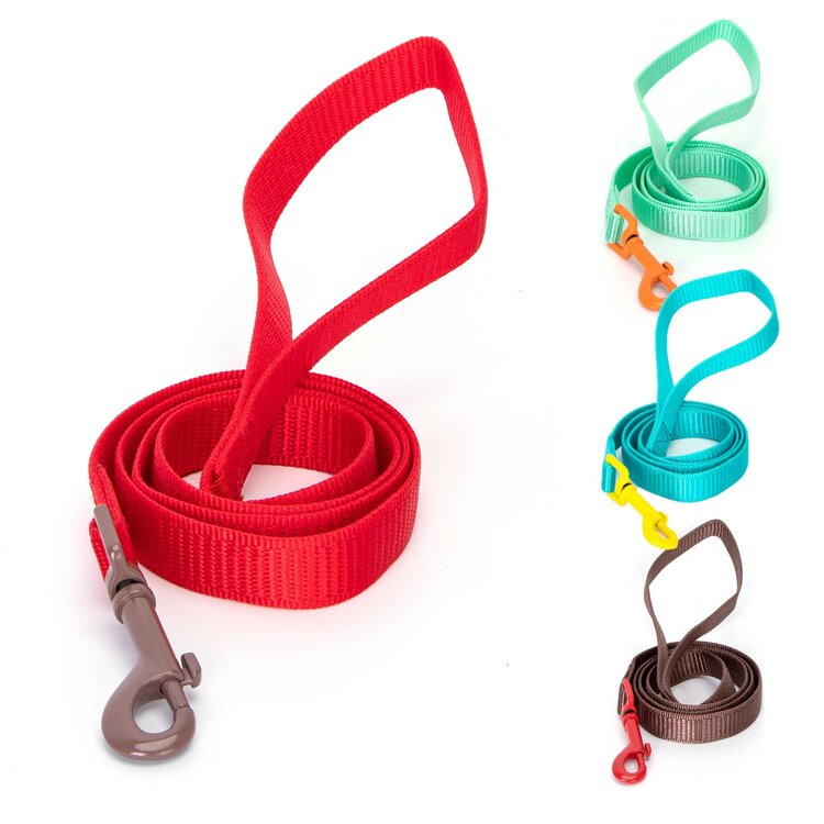 Nobleza Hondenriem - Nylon - Plat - Lengte 120 - Breedte 1,5 cm