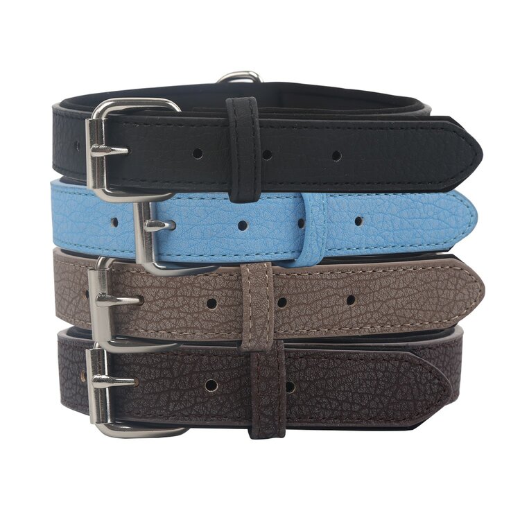 Hondenhalsband vegan leer