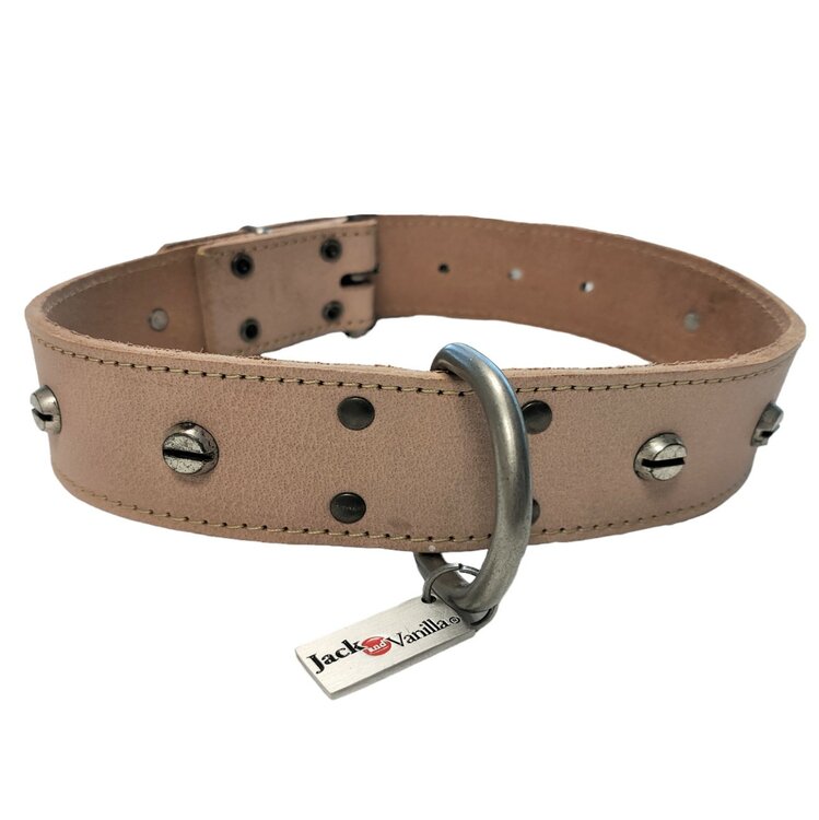 Hondenhalsband van soepel leer