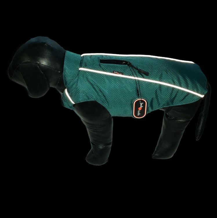 Warme jas voor hond reflecterend