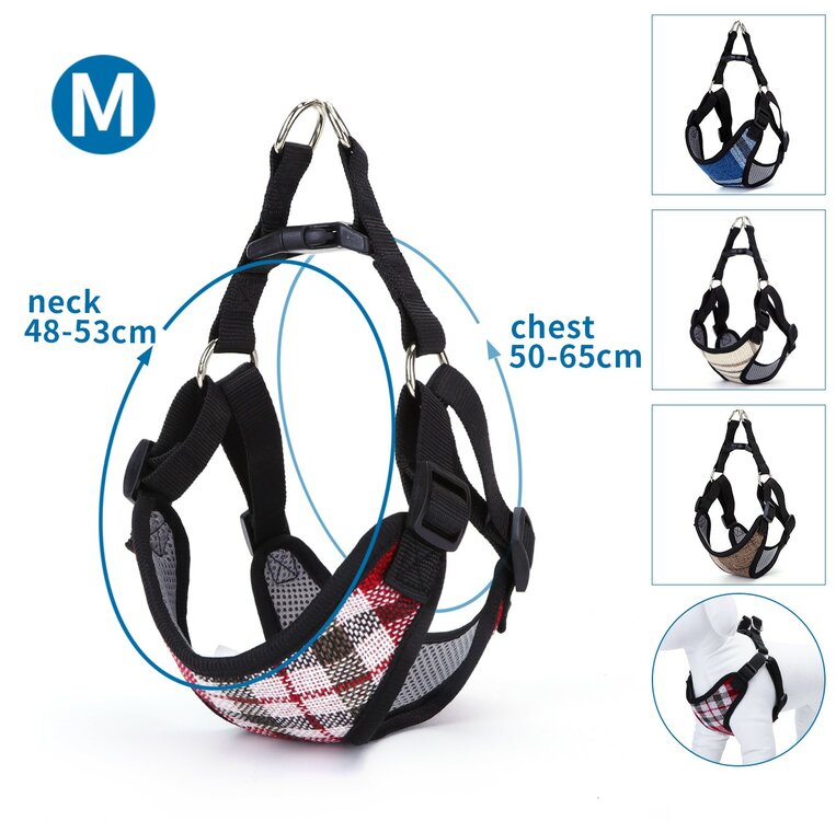 Nobleza Honden y-tuig - Gevoerd - Kismo - Maat M