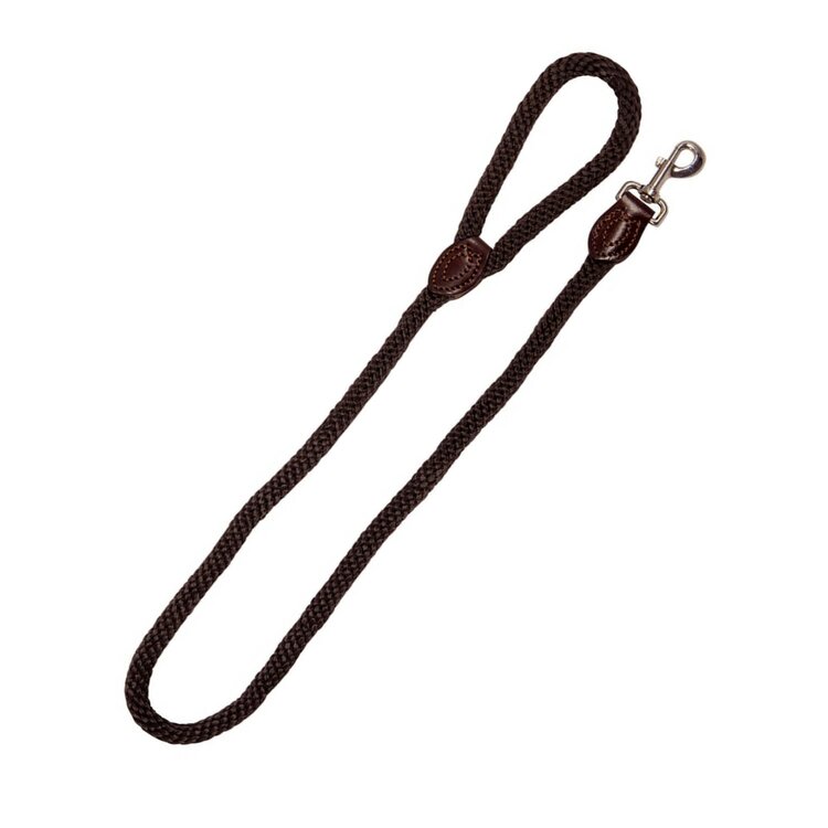 Hondenriem - Rond - Bruin - 135 cm
