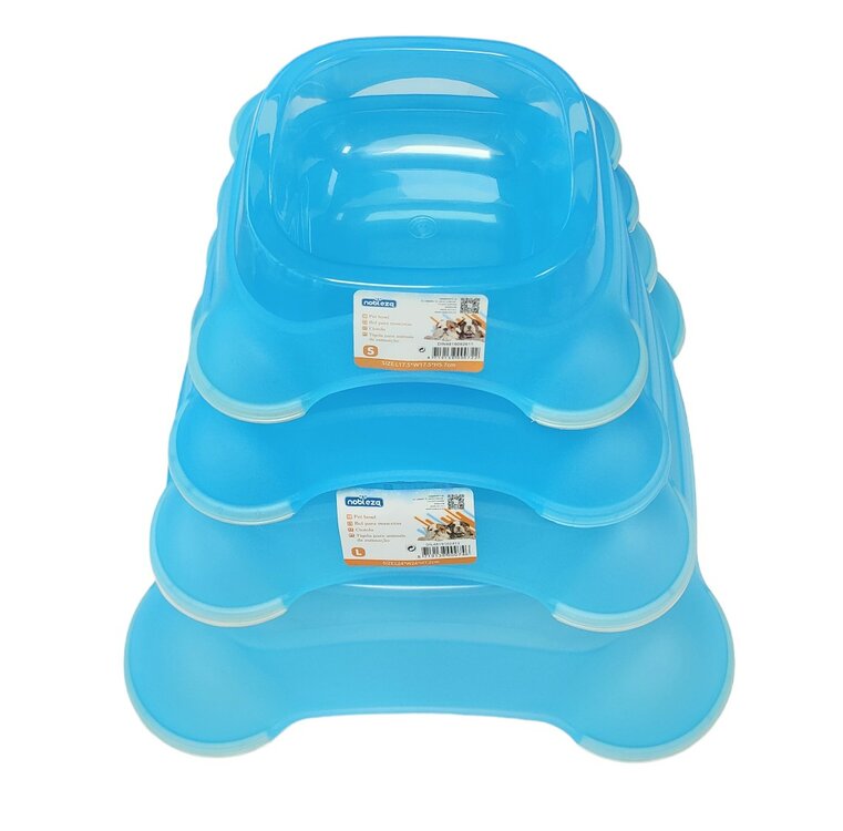 Nobleza Hondenvoerbak - Blauw - Maat XL