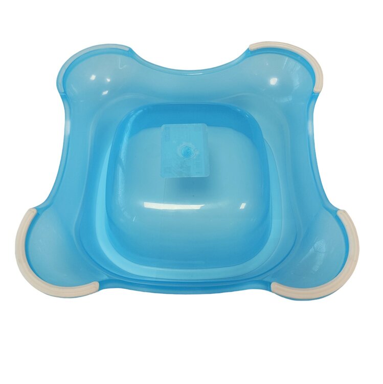 Nobleza Voerbak voor hond en kat - Blauw - Maat S