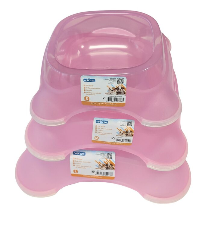 Nobleza Hondenvoerbak - Roze - Maat L