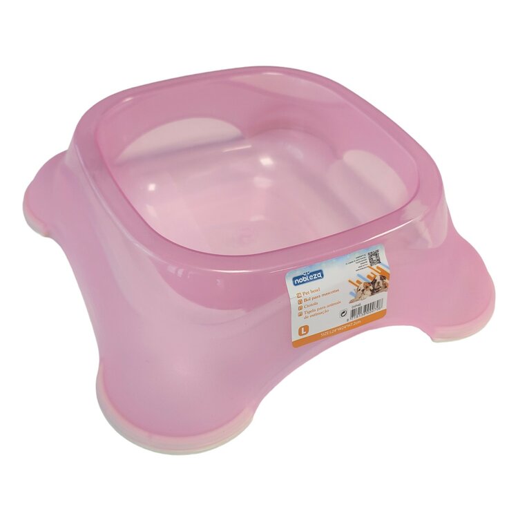 Nobleza Hondenvoerbak - Roze - Maat L