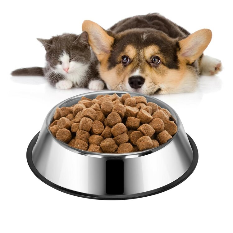 Nobleza Voerbak voor hond en kat - RVS - Maat S