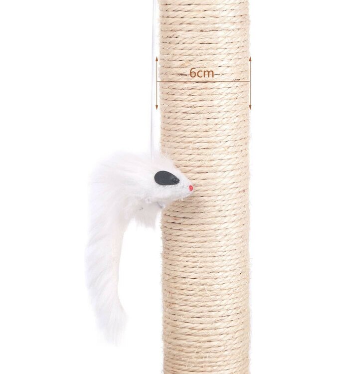 Nobleza Krabpaaltje met speeltje - Bruin - 35 cm