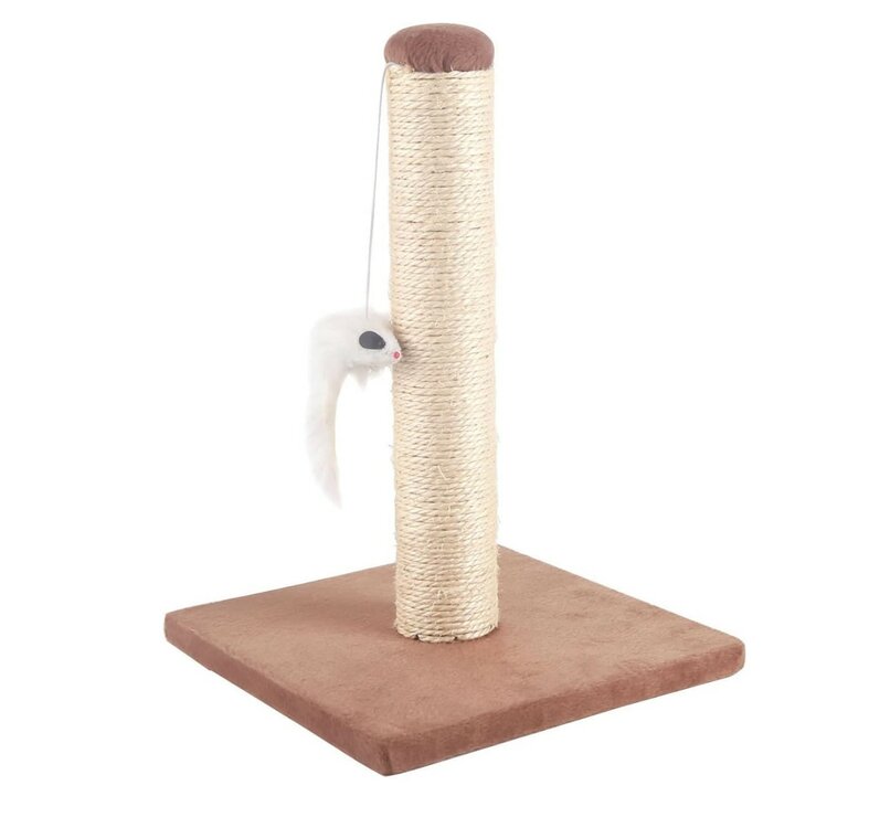 Nobleza Krabpaaltje met speeltje - Bruin - 35 cm
