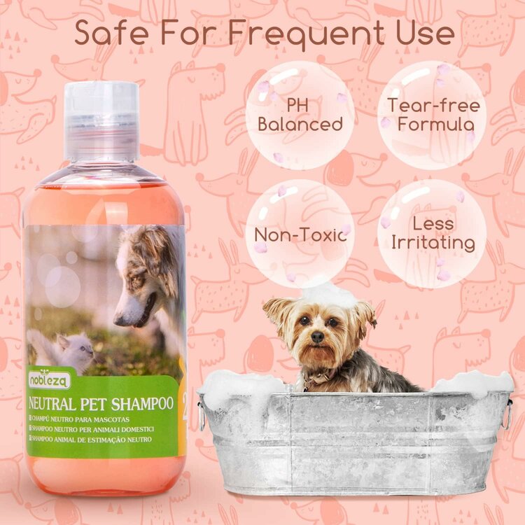 Nobleza Shampoo voor hond en kat mild - 250 ml