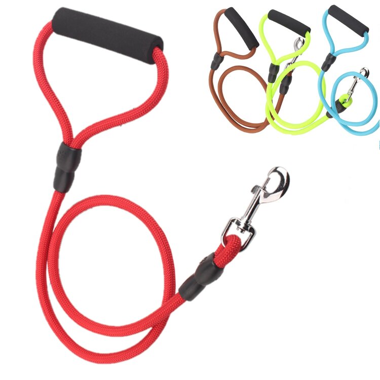 Nobleza Hondenriem - Rond - Soft grip - Lengte 120 cm