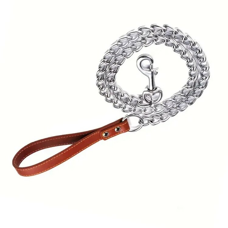 Nobleza Hondenriem - Ketting - Lengte 120 cm - Breedte 1,3 cm