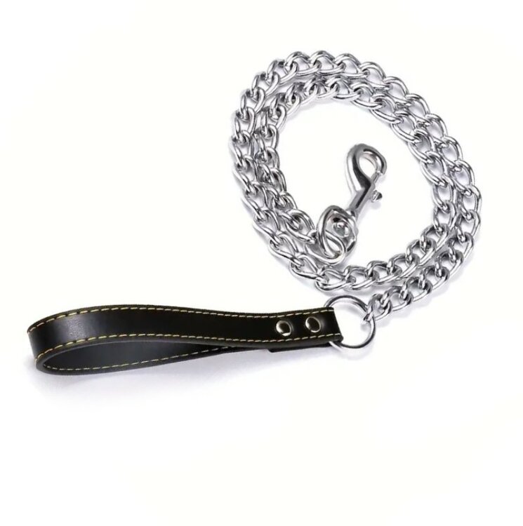 Nobleza Hondenriem - Ketting - Lengte 120 cm - Breedte 1,3 cm