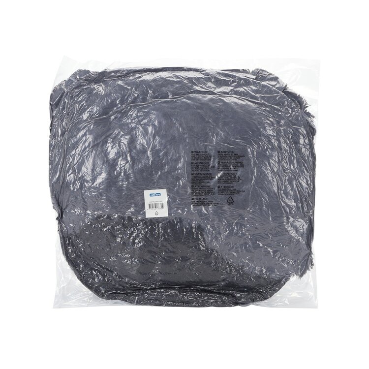 Nobleza Donut mand voor hond en kat - Fluffy - Grijs - 80 cm