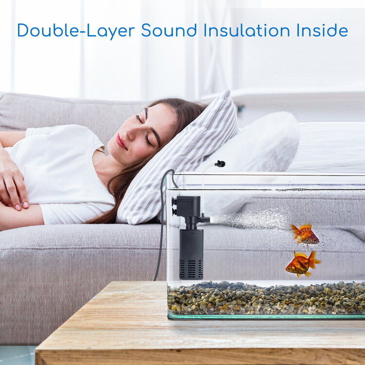 Stille aquariumfilters