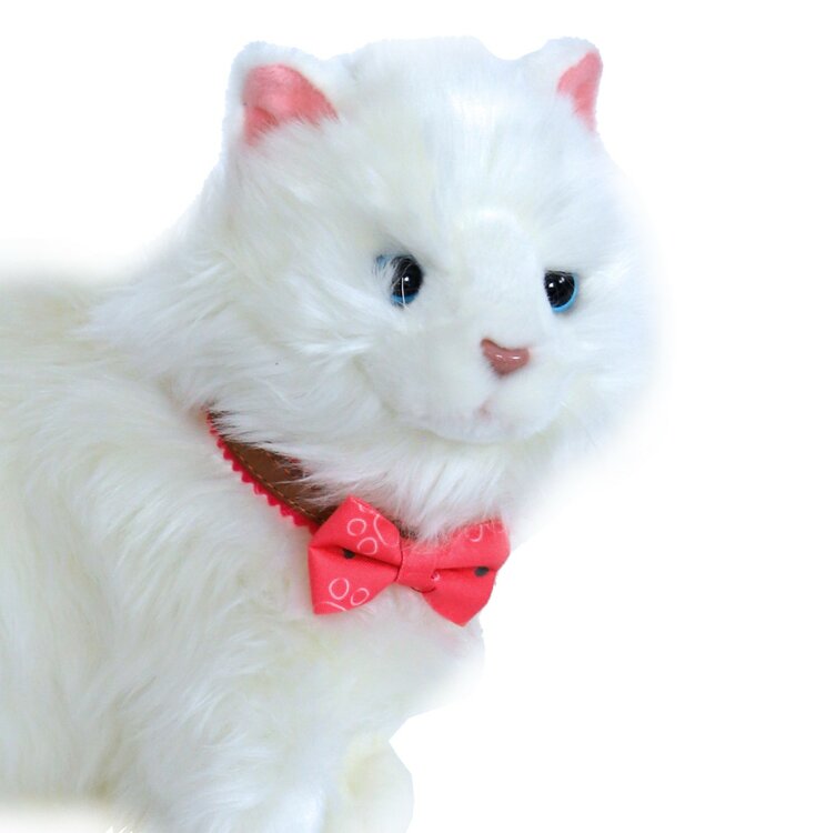 Kattenhalsband met strik - Roze