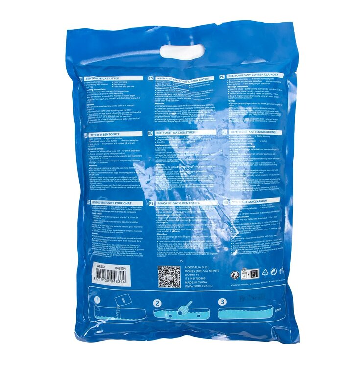 Nobleza Kattenbakvulling - Bentoniet - Naturel - 3,8 L