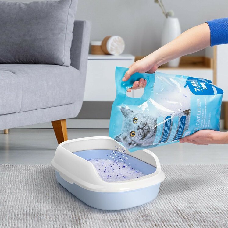 Nobleza kattenbakvulling silicaat