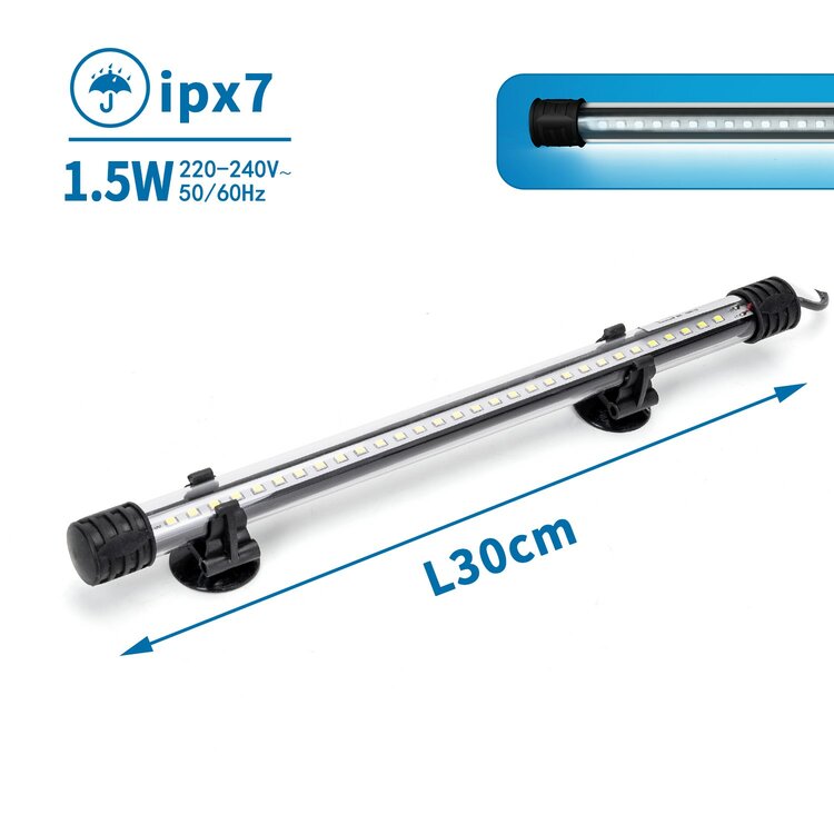 Aquariumverlichting - 30 cm - Wit LED licht - 1,5 W