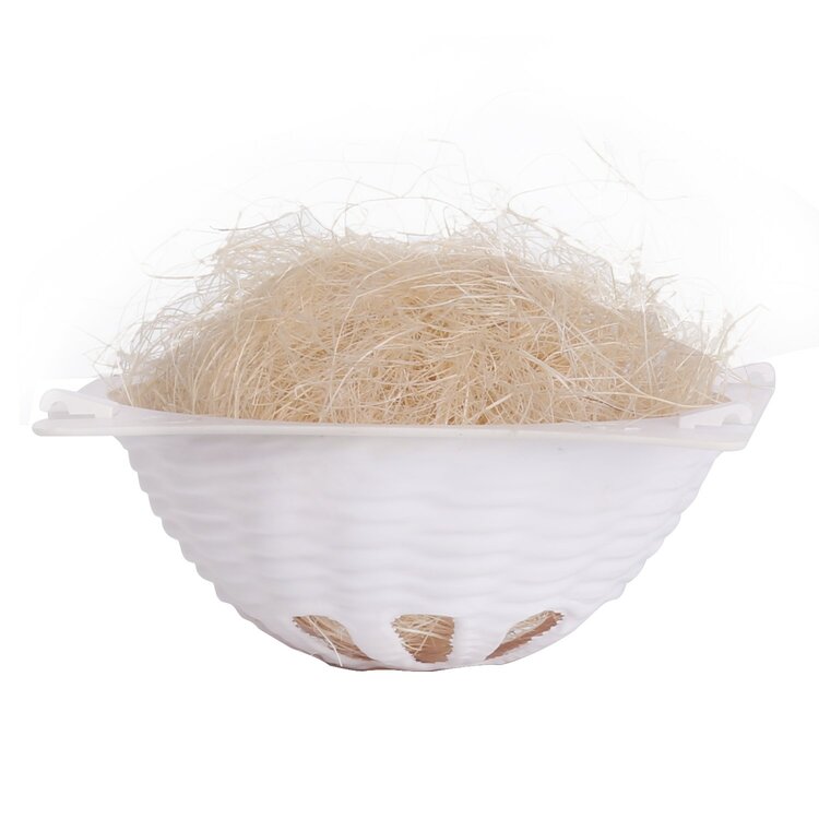 Nobleza Vogelkooi accessoires - Houder nestmateriaal - 10,8x5 cm