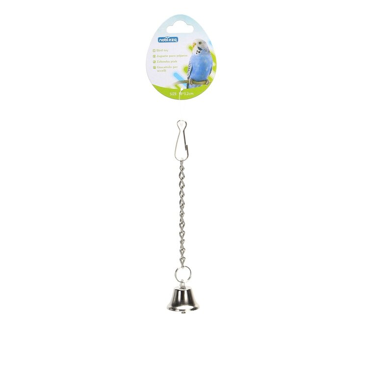 Vogelspeeltje - Belletje aan ketting