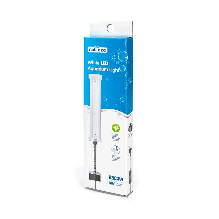 Nobleza Aquariumverlichting - Wit LED licht - Glas - Verstelbaar - 6 W
