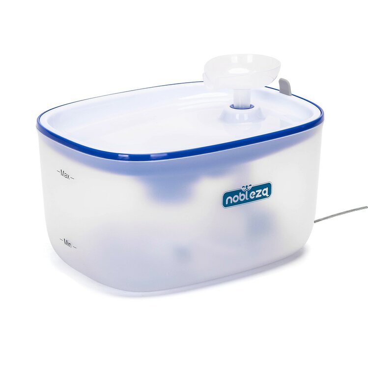Nobleza Katten drinkfontein transparant - 2,5 L