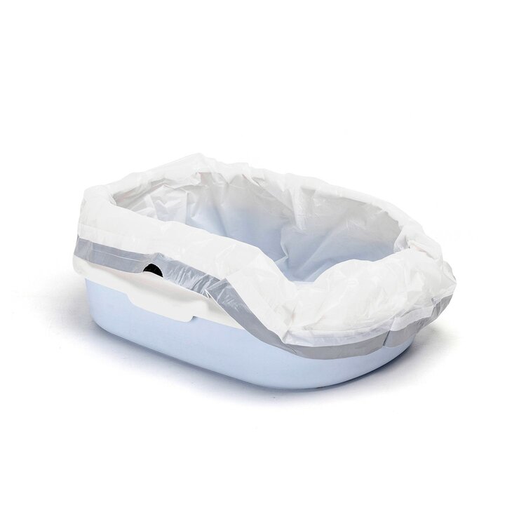 Nobleza Kattenbakzakken met trekbandsluiting - Maat L - 45x105 cm - 10 stuks