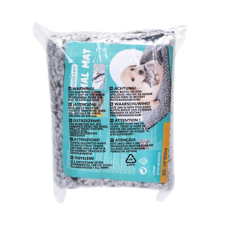 Nobleza Warmtemat - Voor hond en kat - Pluche - 50x70 cm