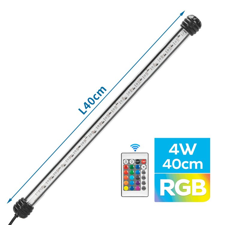 Aquariumverlichting - 40 cm - RGB LED - 4 W - Met controller