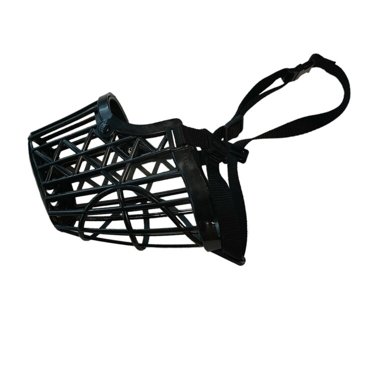 Nobleza Honden muilkorf - Kunststof - Zwart - Maat XL
