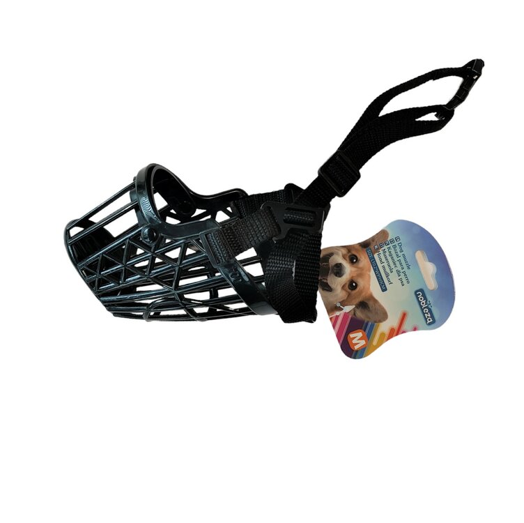 Honden muilkorf - Maat M - Zwart