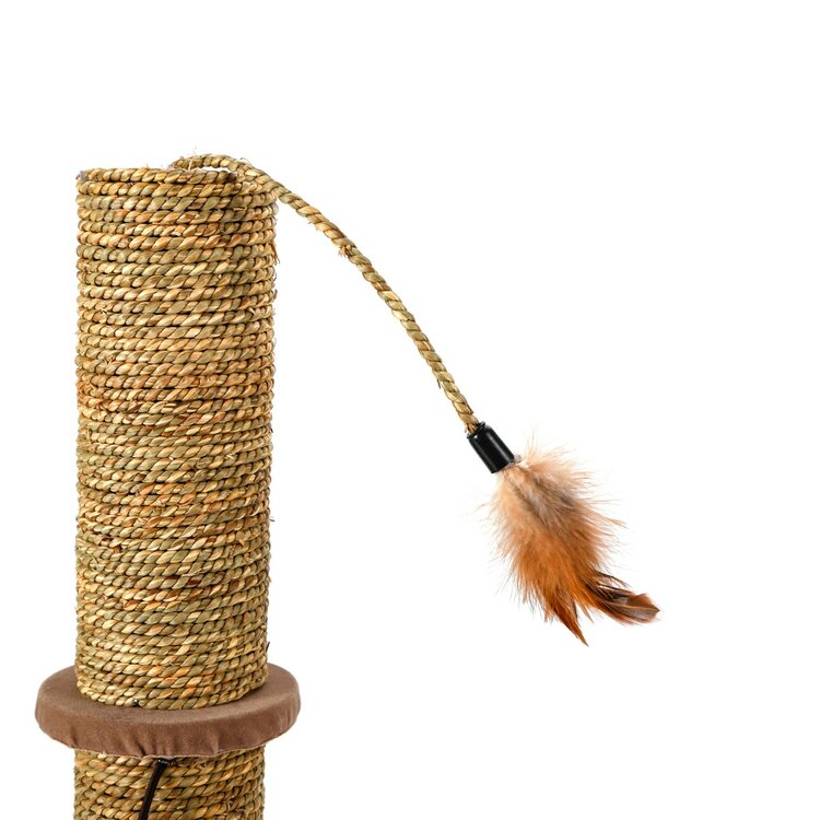 Nobleza Krabpaal met speeltjes - Bruin - 44 cm