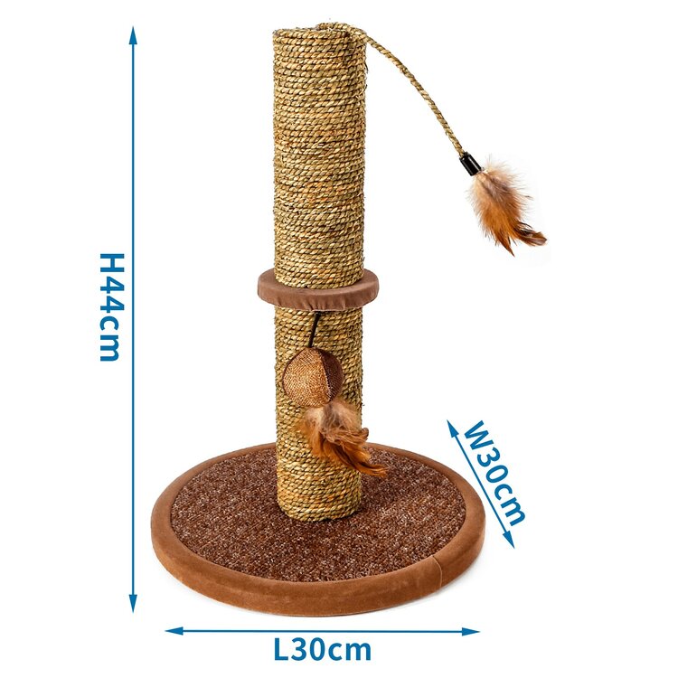 Nobleza Krabpaal met speeltjes - Bruin - 44 cm