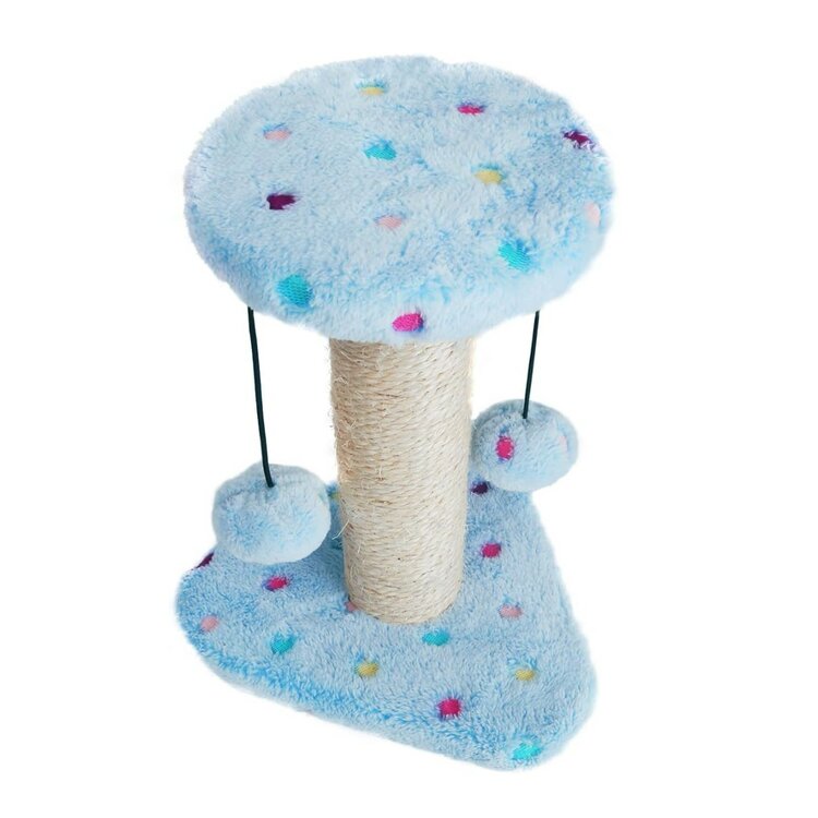 Krabpaaltje blauw voor kitten