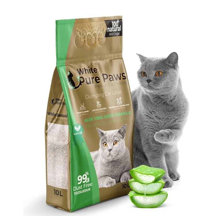 Bentoniet kattenbakvulling Alo&euml; Vera 10L