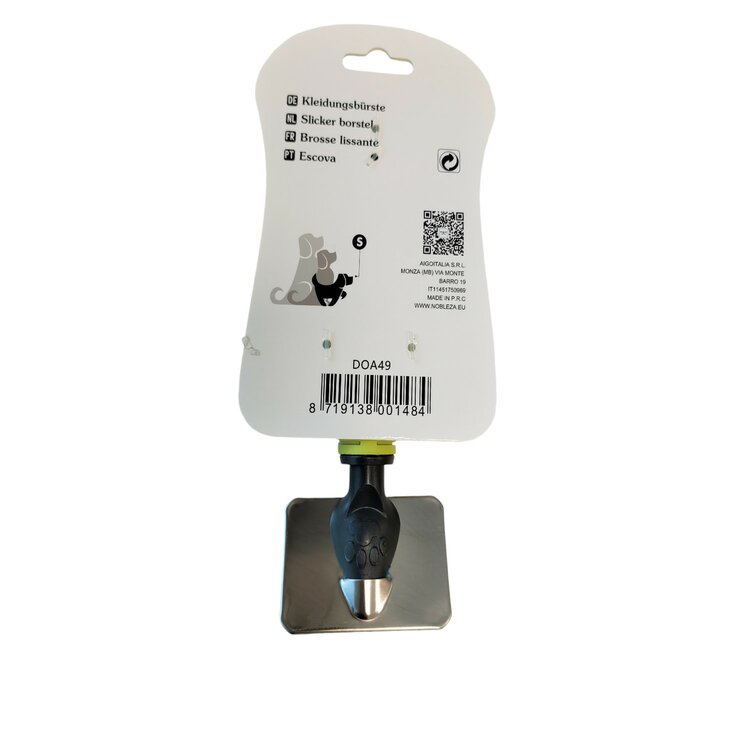 Nobleza Slickerborsteltje voor hond en kat - 6,3 cm