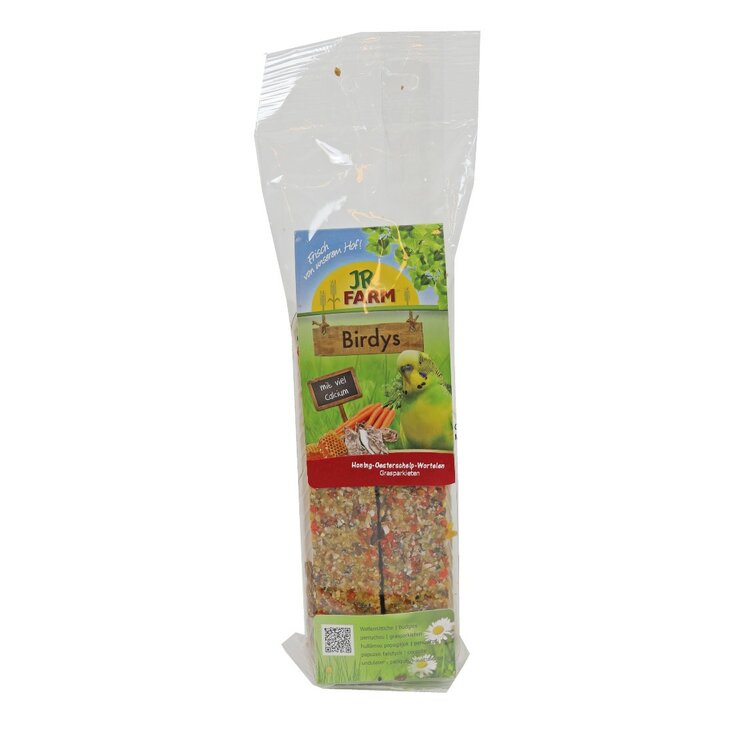 JR Farm Vogelsnack grasparkieten knaagstokjes - 2 stuks