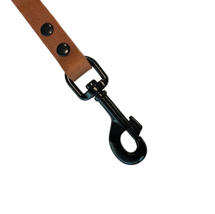 Hondenriem leer cognac 130x1,8 cm