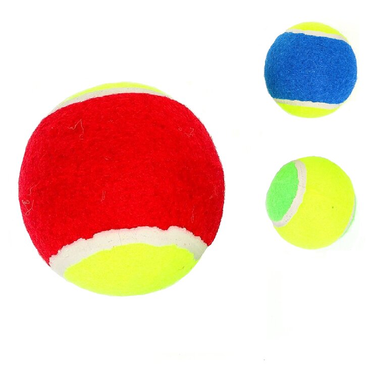 Nobleza Honden tennisbal - Massief rubber - 7,2 cm