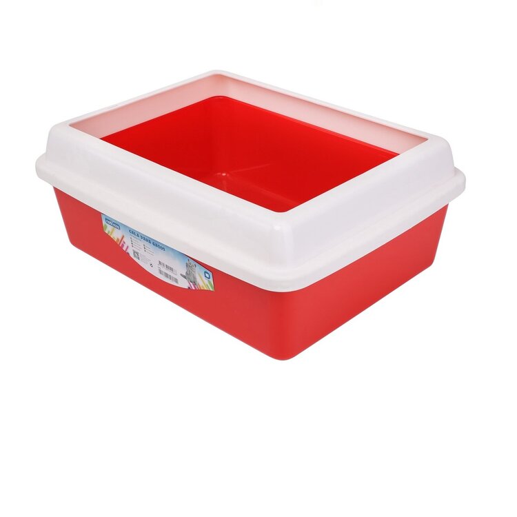 Nobleza Kattenbak - Open - 43x33x17 cm - Rood
