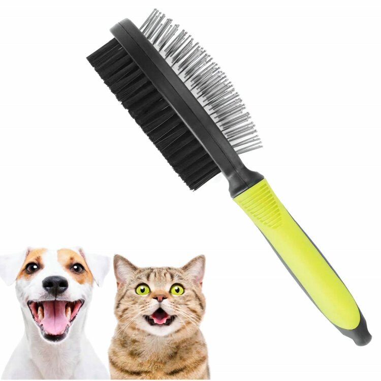 Nobleza Combiborstel voor hond en kat