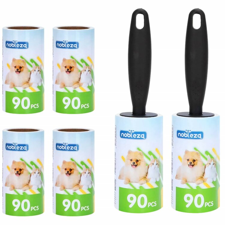 Nobleza Kledingroller - Set met 6 rollen en 2 handvaten
