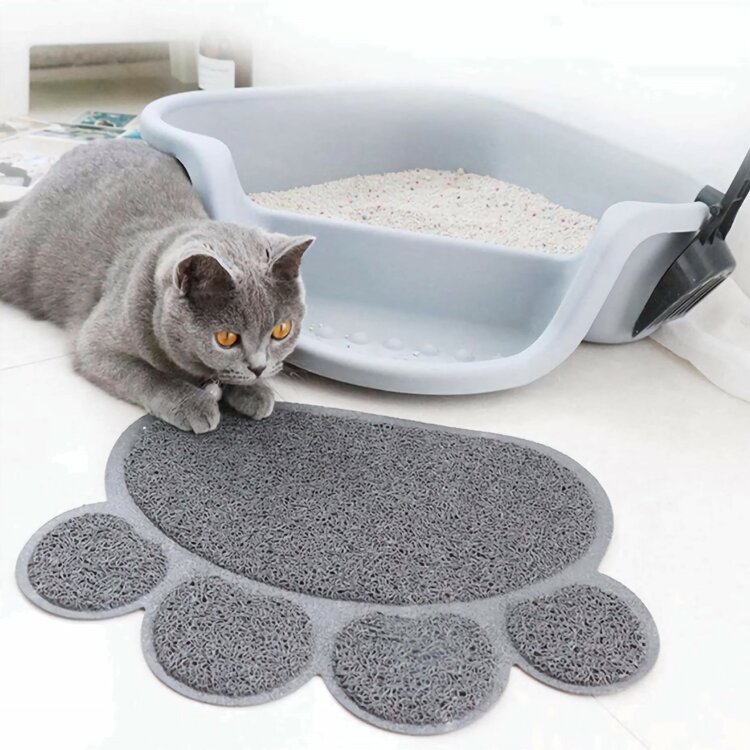 Uitloopmat voor de kattenbak 
